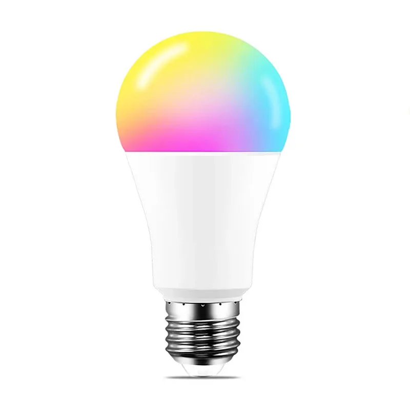 Wifi smart light bulb Work with Alexa voice control RGBCW lighting E27 LED RGB Lamp Tuya APP Control Smart Life images - 6