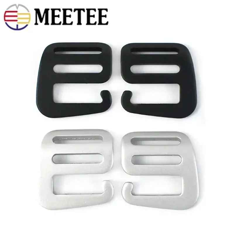 10 шт. 20/25 мм металлическая пряжка с крючком для рюкзака слайдер ремня инструменты