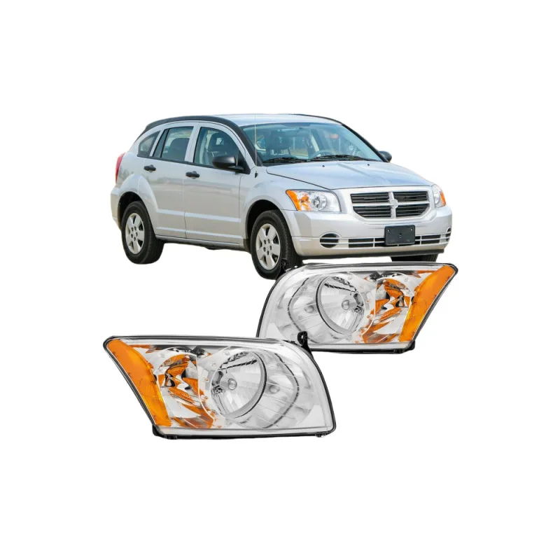 Фары (левая + правая) для Dodge Caliber 2007-2012 без ламп (art.: 3920d4fc22319) - 3920d4fc22319