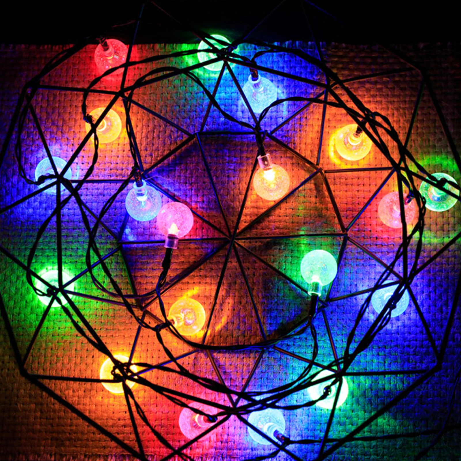 

Outdoor String Lights Balls LED Fairy String Lights Battery Bulbs Waterproof Shatterproof for Backyard Garden Christmas Party