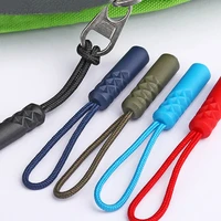 1pc zipper pull end fit rope tag replacement ends lock zips travel bags clip buckle sport garment parts sewing accessory