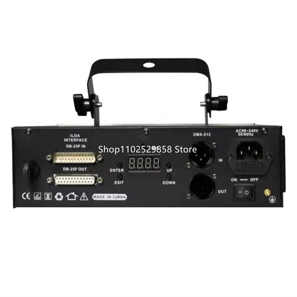 Лазерная лампа ILDA 2W RGB проектор для сцены диджея дискотеки свадьбы Рождества дня