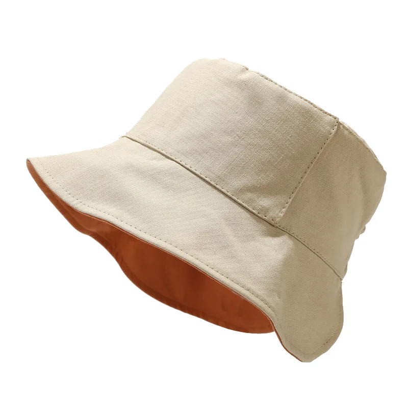 

Панама женская хлопковая Пляжная с двусторонним рисунком, модная Панама с цветами, летняя шапка для хвоста, Пляжный головной убор