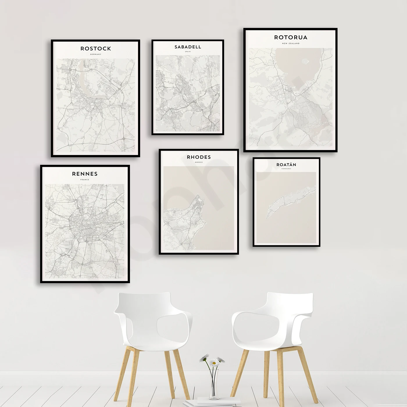 Плакат с картой путешествий KOPHAEL