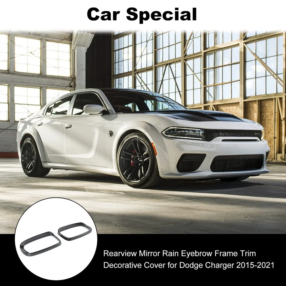 Накладка для бровей на зеркало заднего вида декоративная накладка Dodge Charger 2015-2021