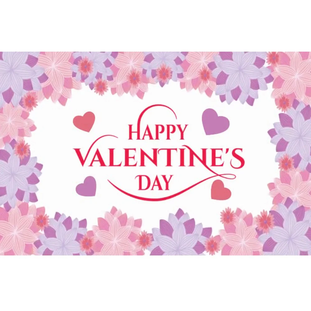 2X3FT HAPPY Valentine's Day HOME balloons flags custom 3X5FT METAL MUSIC BANNER