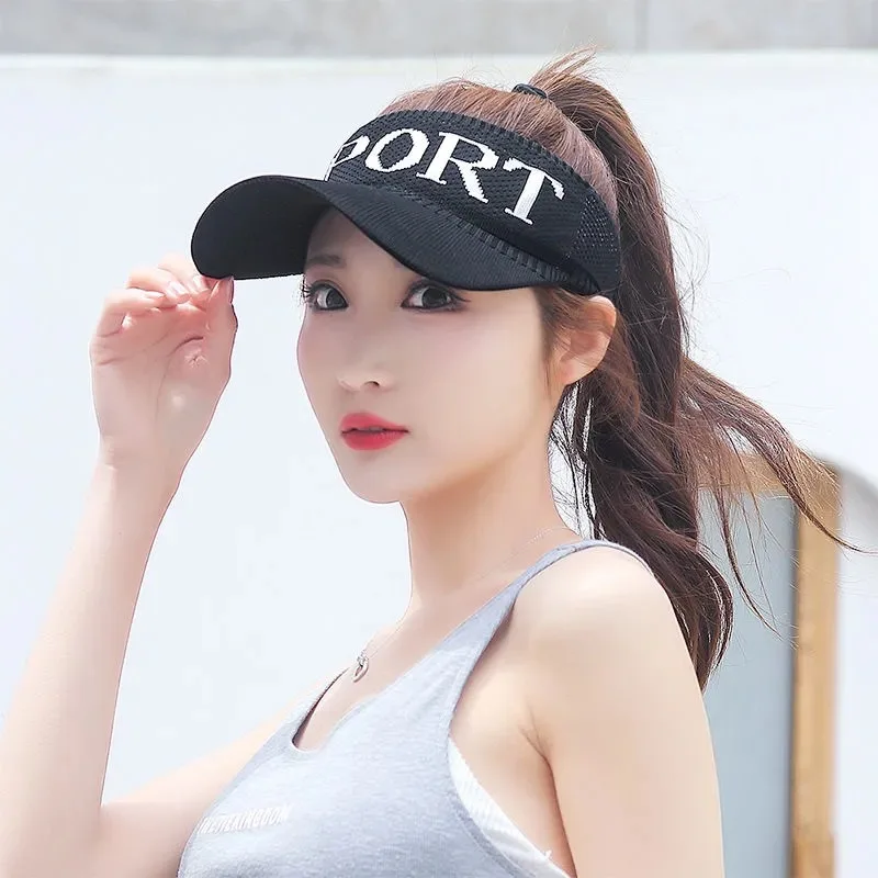 

New women's Summer Sun Visor Hat empty top hat