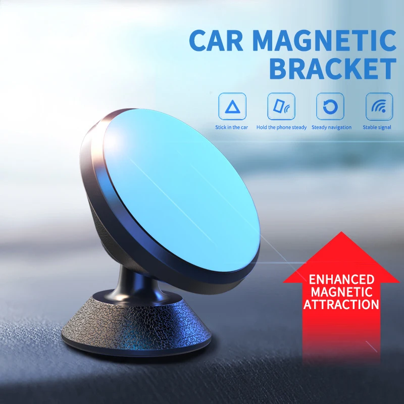 

Aluminum Alloy Magnetic Bracket 360 Degree Rotation Universal Phone Holder Multifunctional Multipurpose Car Interior Accessories
