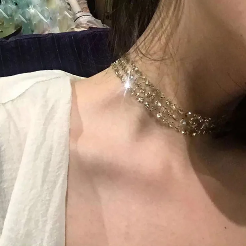 

Женское Ожерелье в европейском стиле, Модная бижутерия в стиле панк, хип-хоп, подарочное колье