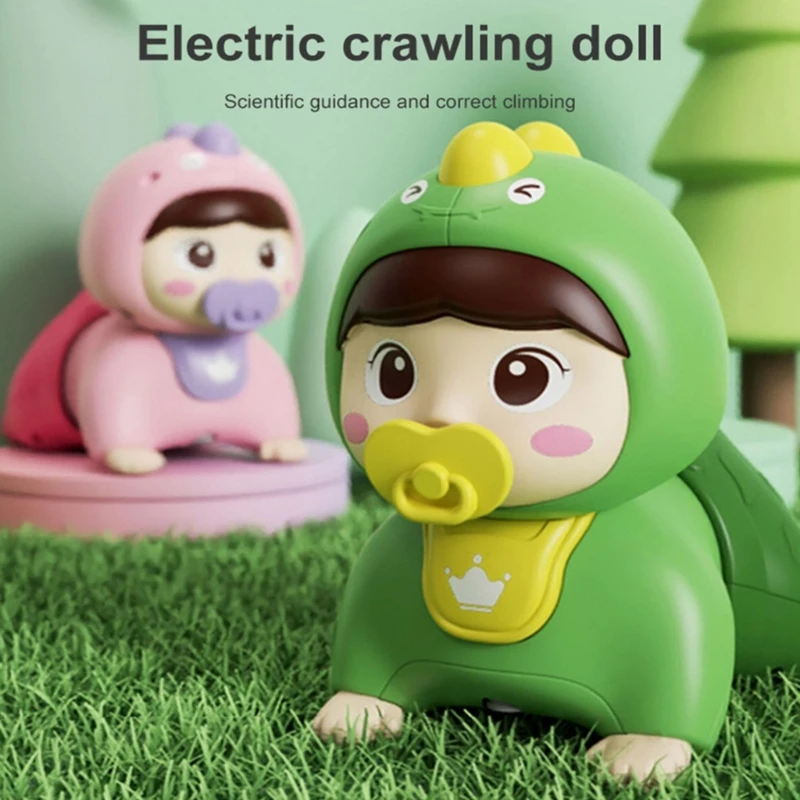 

Remote Control Crawl Learning Cartoon Toy Children Early Educational Crawling Toy with 78 Early Learning Activities