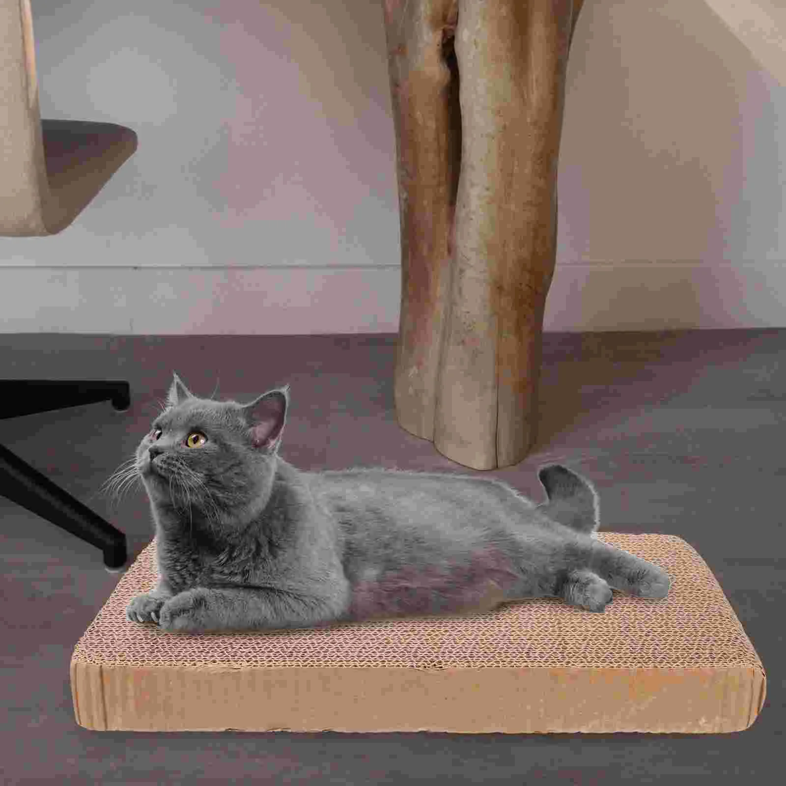 

Household Cat Scratcher Board Cat Claw Grinding Board Corrugated Paper Cat Bed
