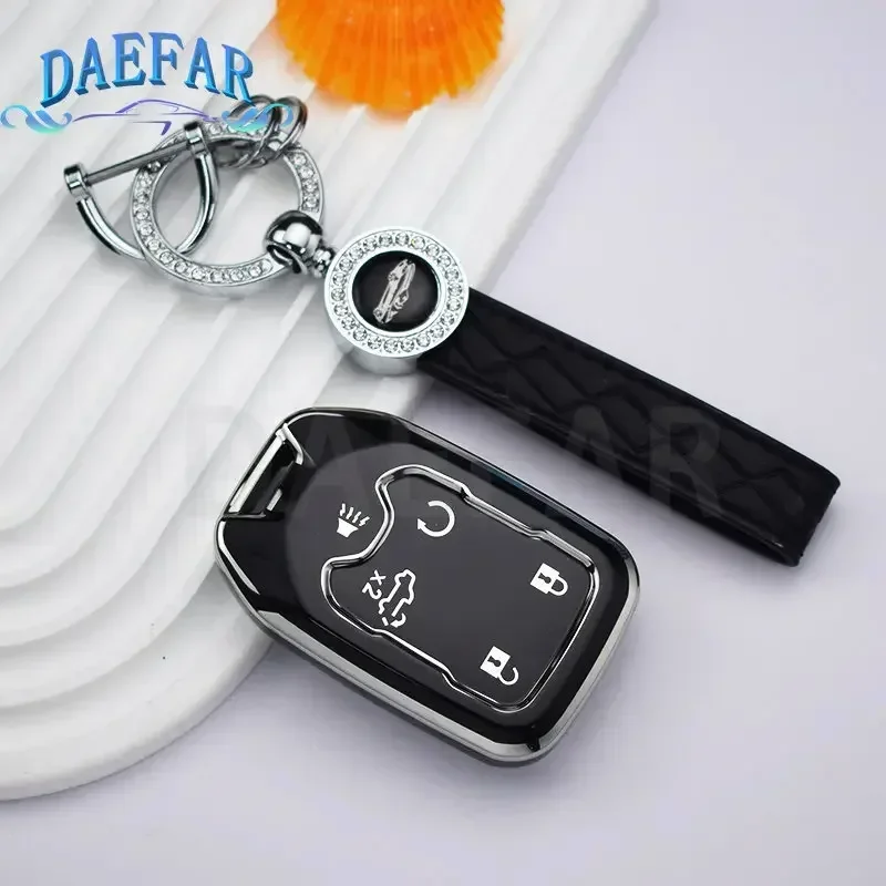 Чехол из ТПУ с кнопкой 5/6 чехол для дистанционного ключа автомобиля брелок Chevrolet