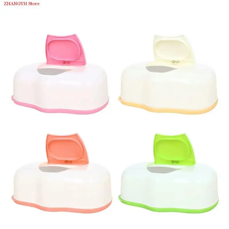 

Wet Tissue Box Plastic Automatic Case Real Tissue Case Baby Wipes Press Pop-up Design Home Tissue Holder Accessories
