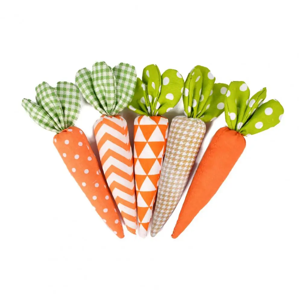

Пасхальные украшения морковь 5 шт