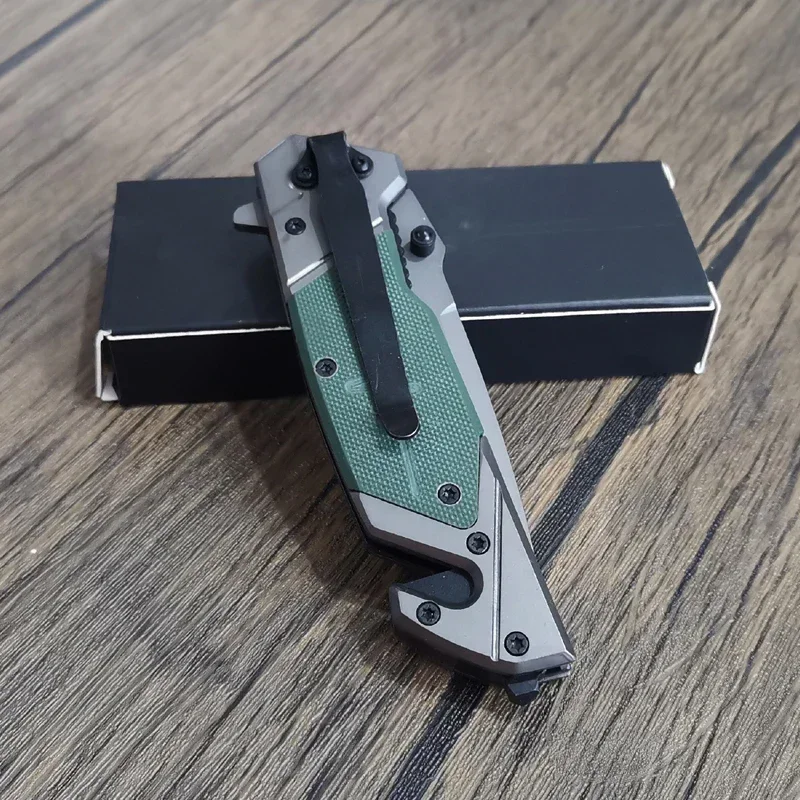 Нож из дамасской стали быстрооткрывающийся складной клинок нож 440C VG10 Ручной