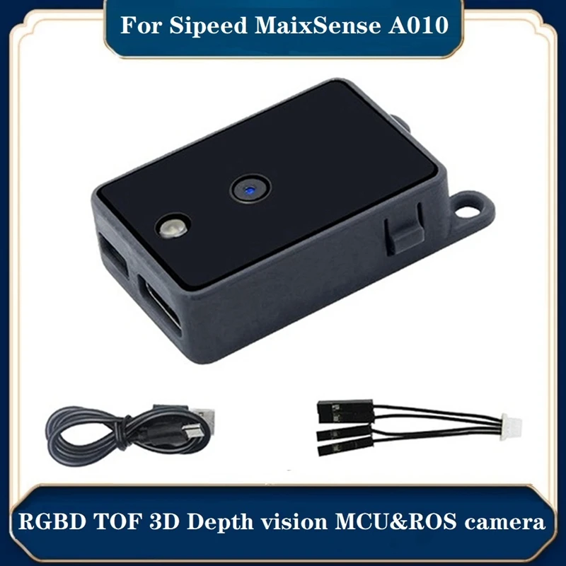 

BAAY For Sipeed Maixsense A010 32Bit RISC-V 132KB RAM+192KB ROM RGBD TOF 3D Depth Vision MCU&ROS Camera