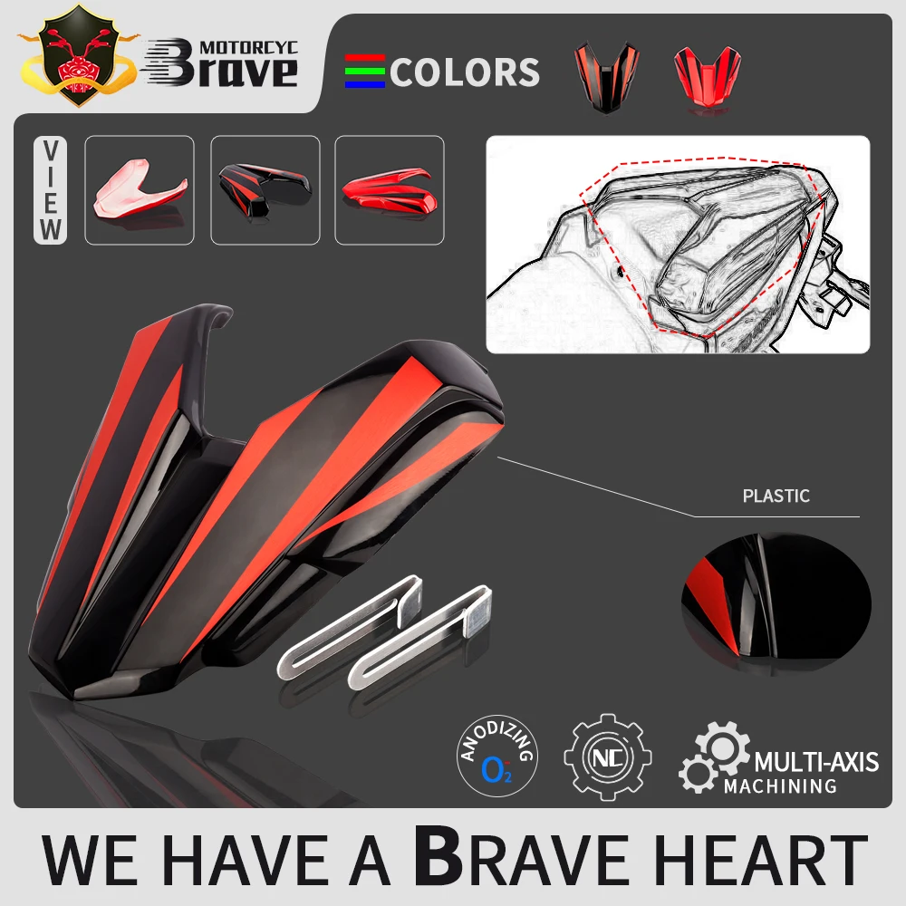 

CB 500F CBR 500R Seat Cover Cowl Fairing Solo Rear Passenger Pillion For HONDA CB500F CBR500R 2016 2017 2018 CB500 CBR500 500R
