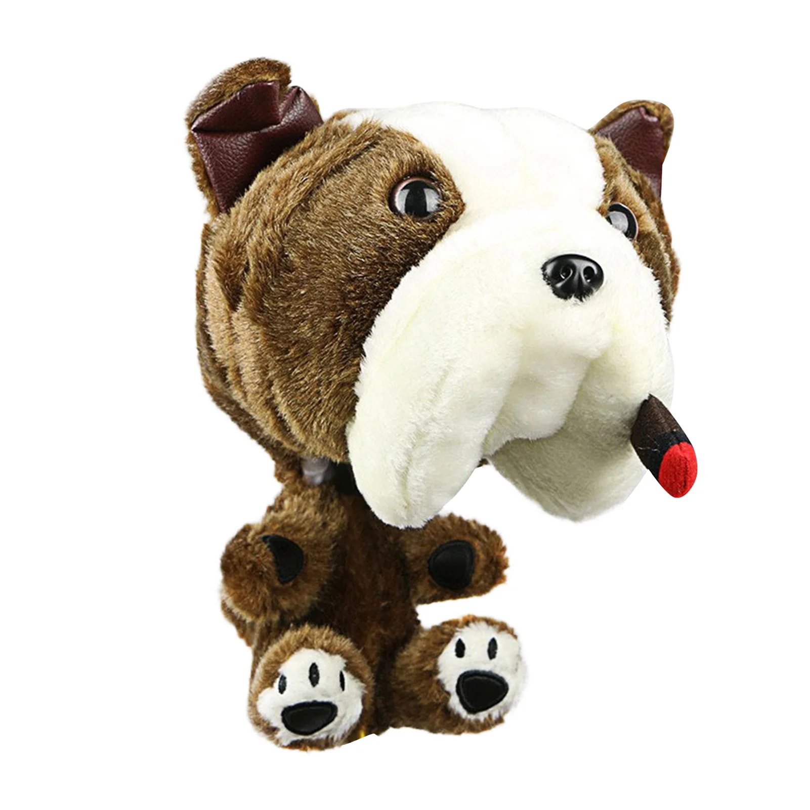 

Animal Golf Head Cover Golf Mallet Putter Cover With Built-In Slot Protective Lining Soft Golf Club Head Protection Cover For