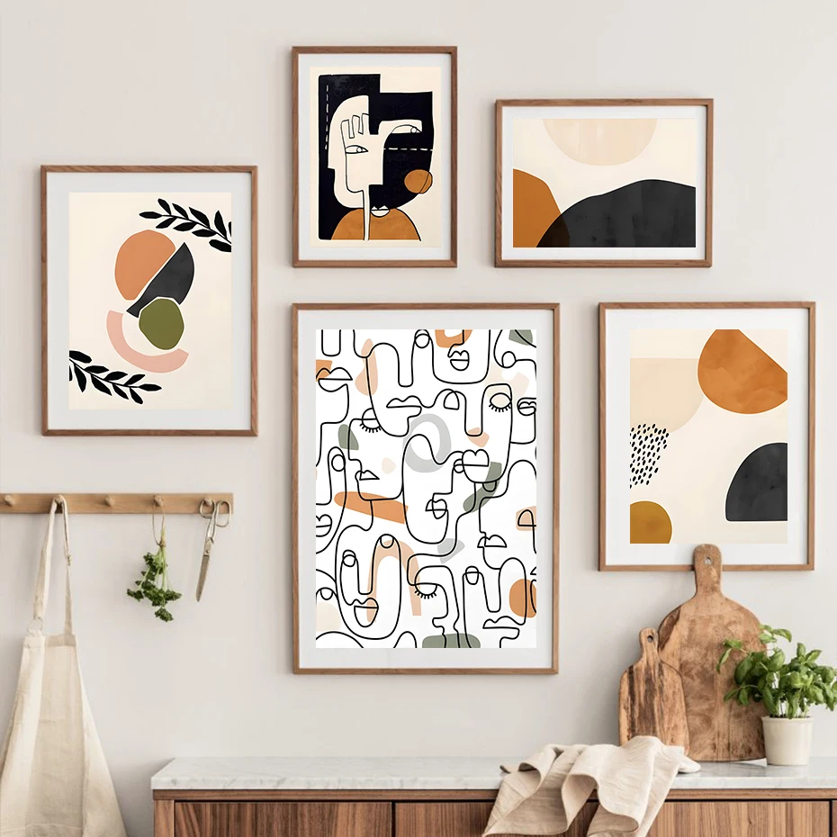 Настенный постер в стиле бохо скандинавский настенный художественный Рисунок с