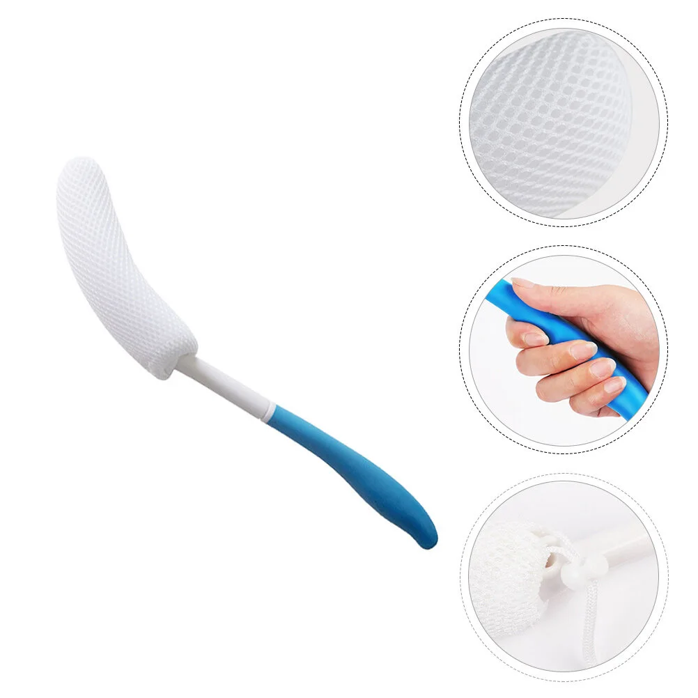 

Bath Body Brush Back Shower Scrubber Sponge With A Long Handle Body Exfoliator Non- ( Assorted Color )