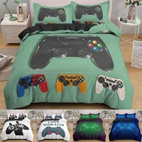 kids games comforter cover set for boys 3d gamepad bedding modern gamer video game duvet child bedroom quilt