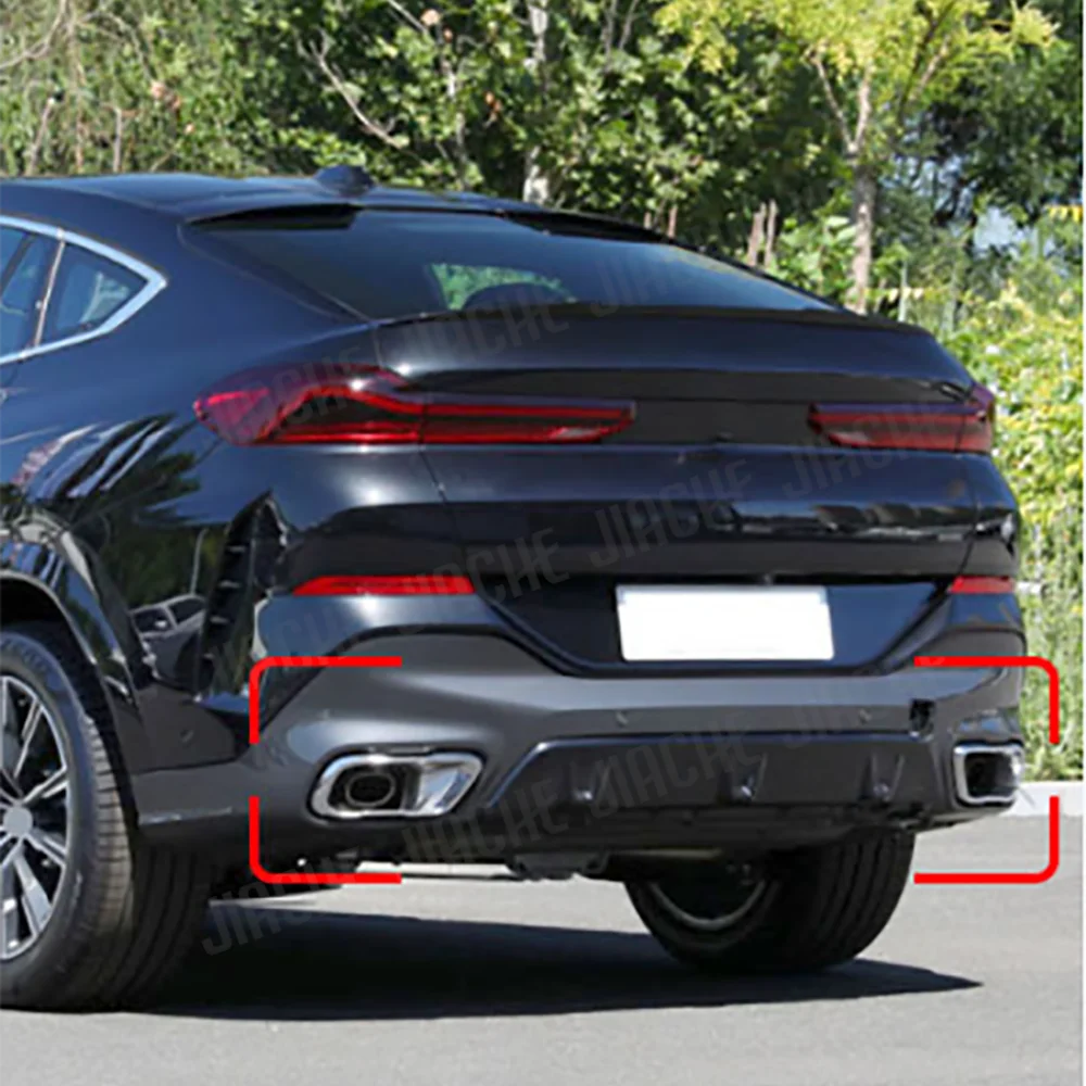 Диффузор для заднего бампера BMW X6 G06 LCI Sport 2023 + ABS