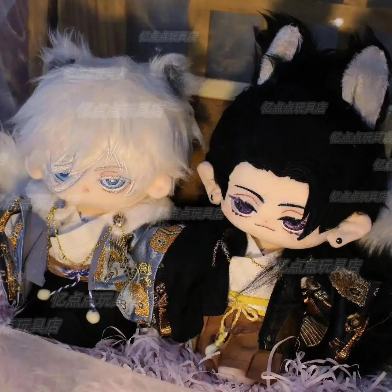 

Плюшевая набивная кукла из хлопка для косплея, аниме Сатору, годзё, джуютсу, кайсен, гето, сугуру монстров, наряд для куклы, 20 см