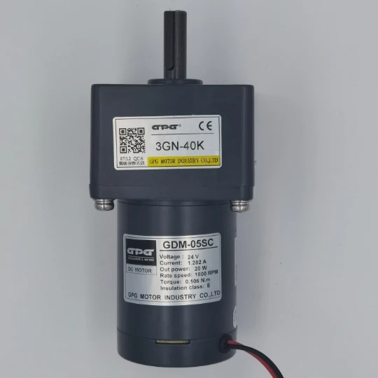 

3gn 40K gpg двигатель постоянного тока 20 Вт 24 В