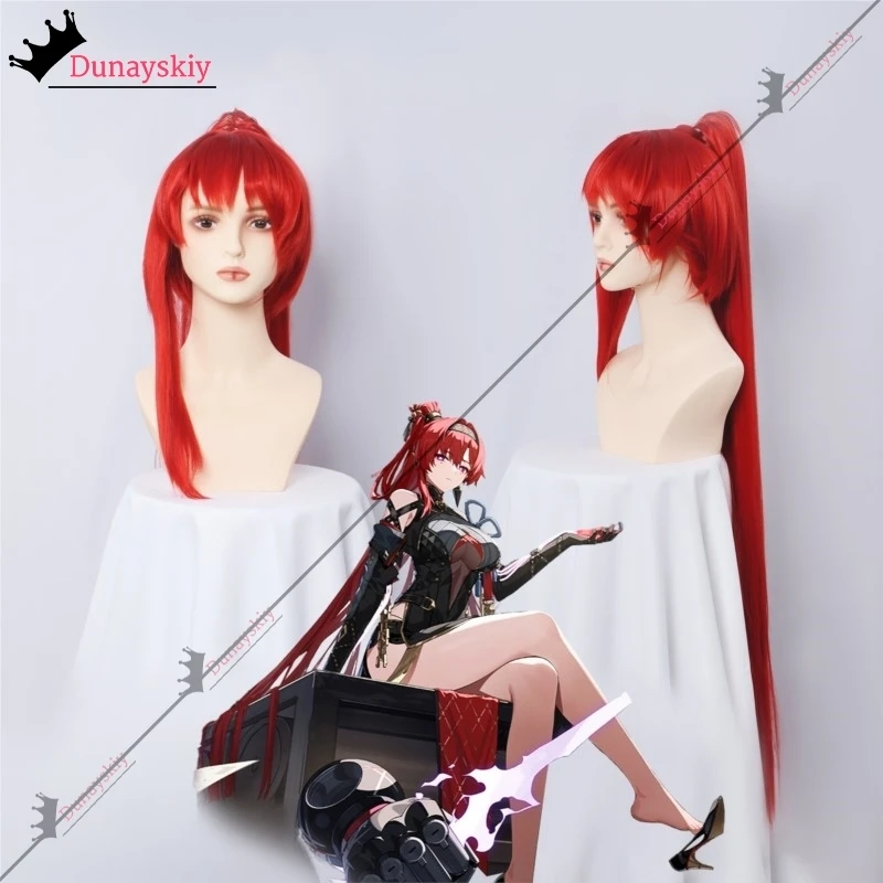 Wuthering Waves Иньлин Косплей Костюм Парик Платье Униформа Электрорезонатор Хэллоуин