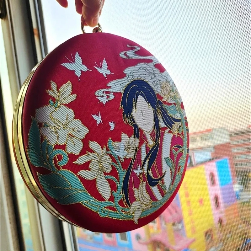 

Женская сумка через плечо с вышивкой, в стиле аниме Tian Guan Ci Fu