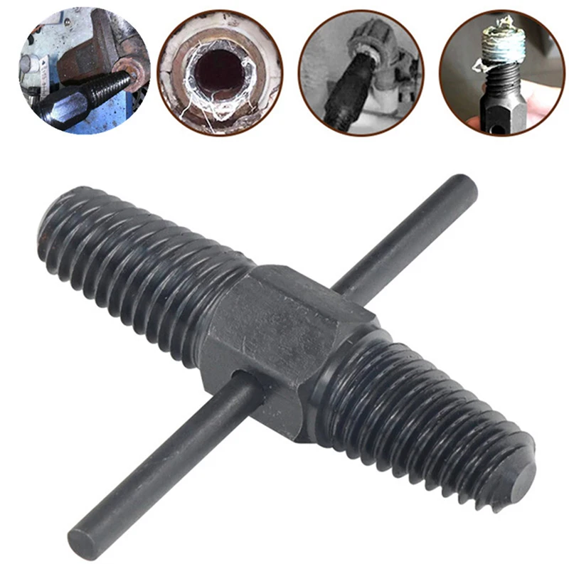 

4" 6" Double-head Tap Faucet Valve Screw Extractor Set Damaged Broken Wire Water Pipe Bolt Remover Plumbing Househood Tools Set
