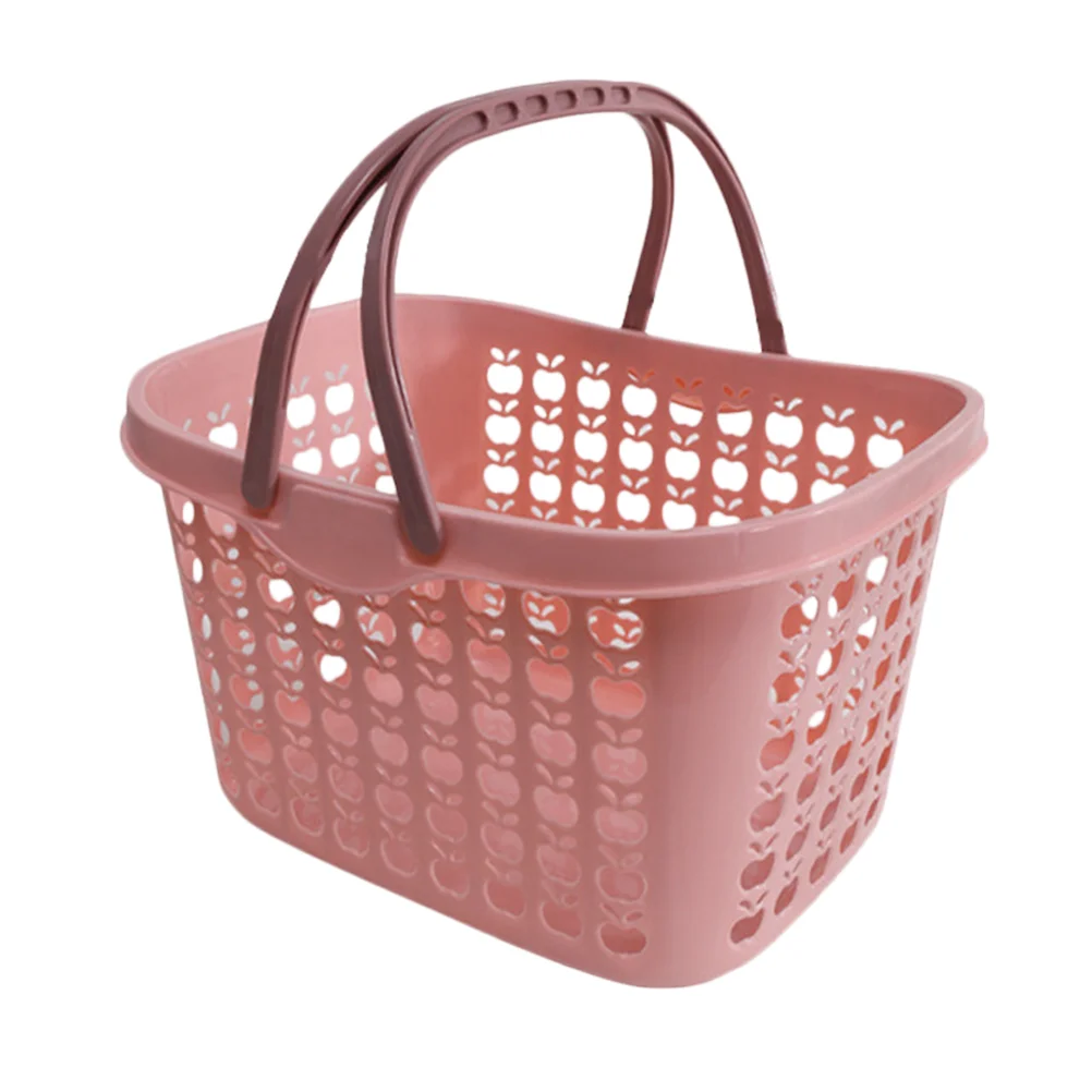 

Basket Storage Shopping Baskets Wire Fruit Kitchen Organizer Vegetable Snacks Handle Bin Shower Tote Bowl Retail Countertop