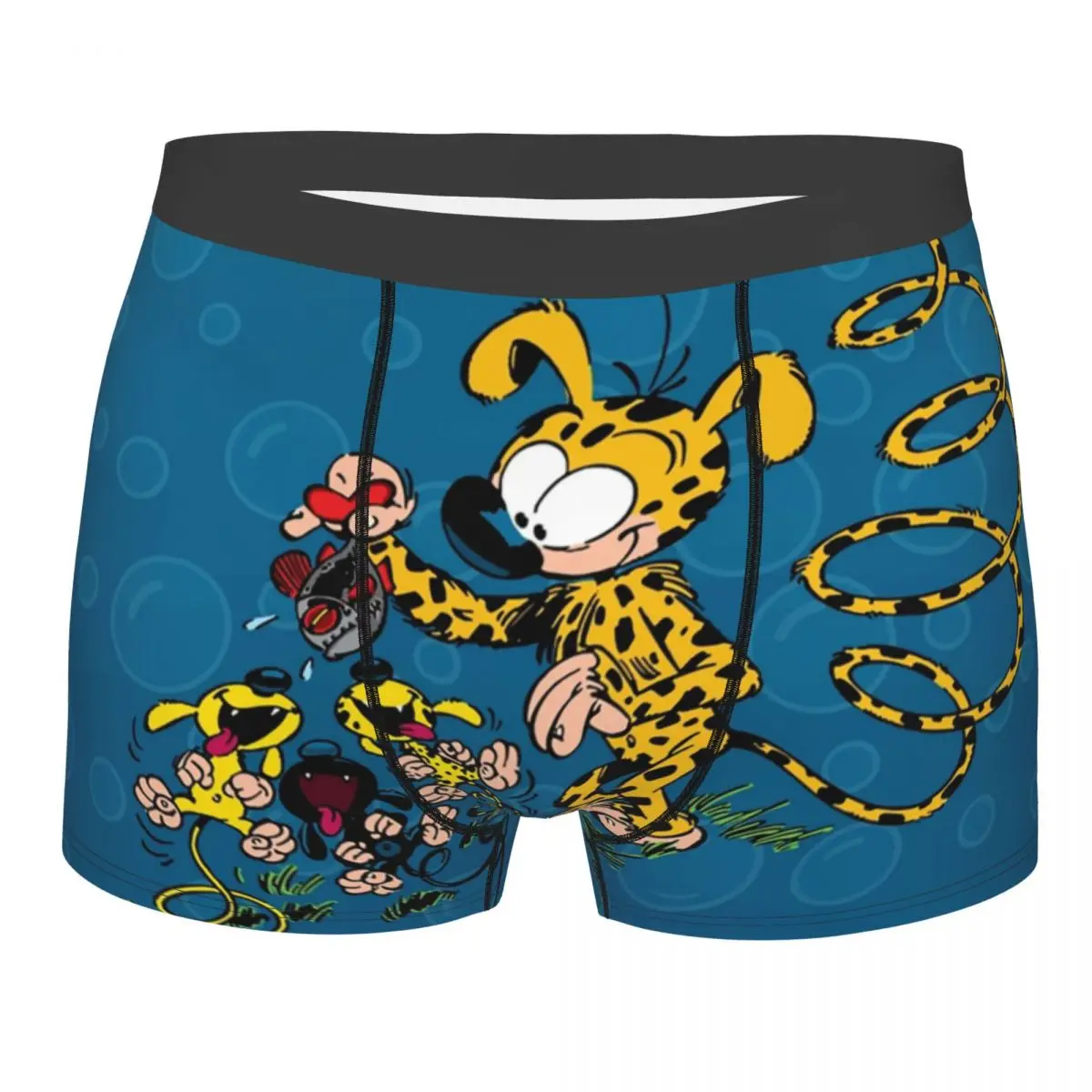 

Трусы-боксеры Marsupilami мужские Стрейчевые с 3D принтом