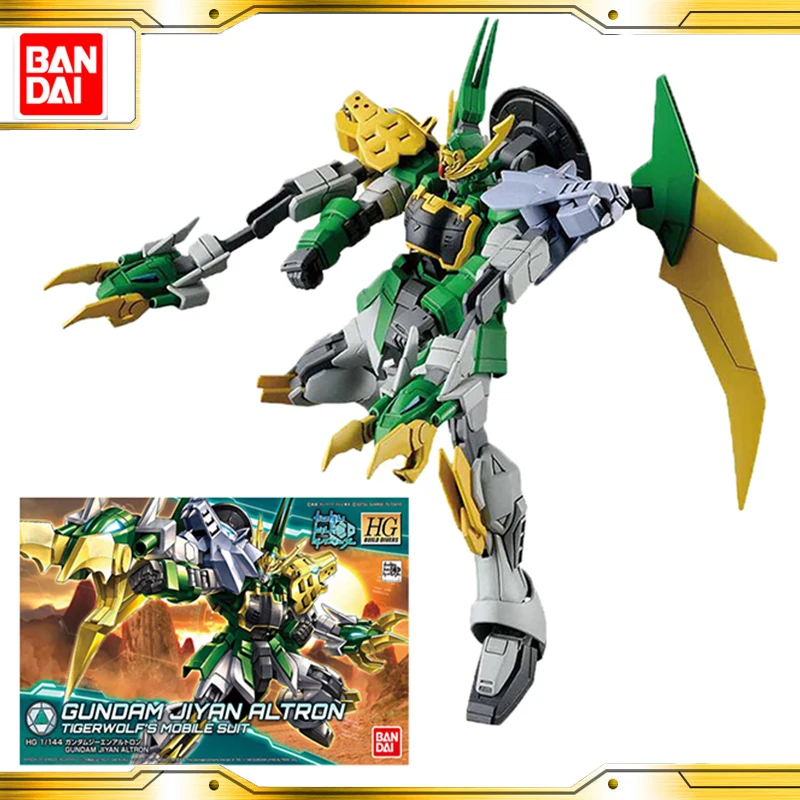 

Bandai Gundam HGBD 011 1/144 Jiyan Altron Gundam Build Fighters Tiger Wolf Anime Action Figure Assembly Model Toy Children Gift