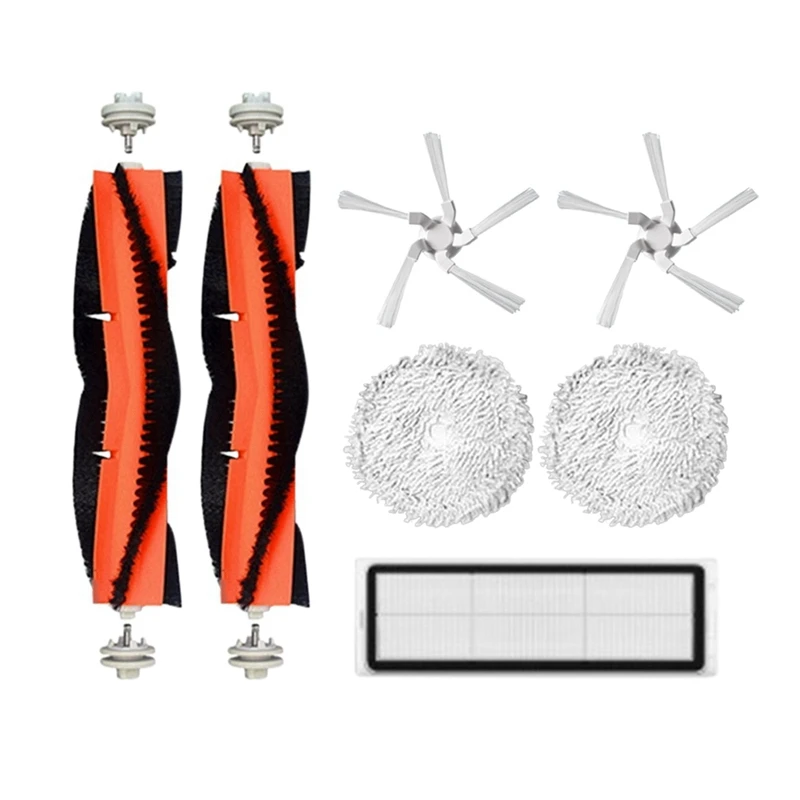 

7Pcs For Xiaomi Dreame W10 Vacuum Cleaner Replacement Spare Accessories Detachable Main Side Brush HEPA Filter Mop Cloth