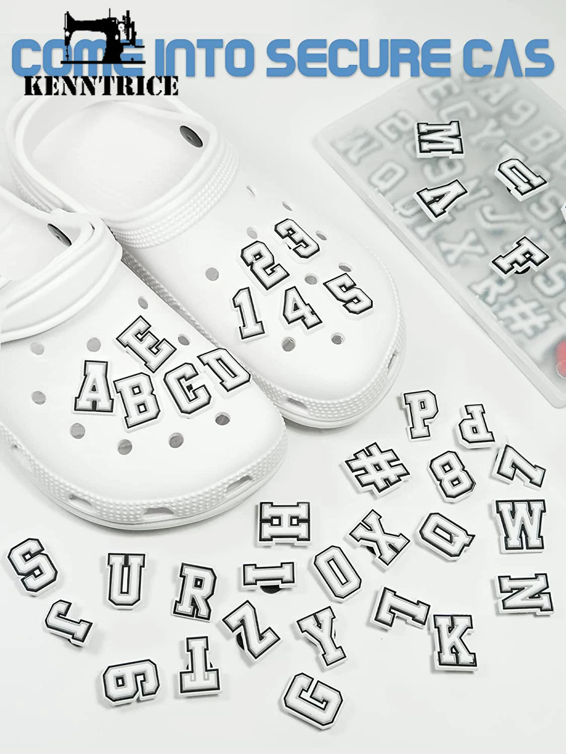 

75 шт., подвески для обуви в виде букв