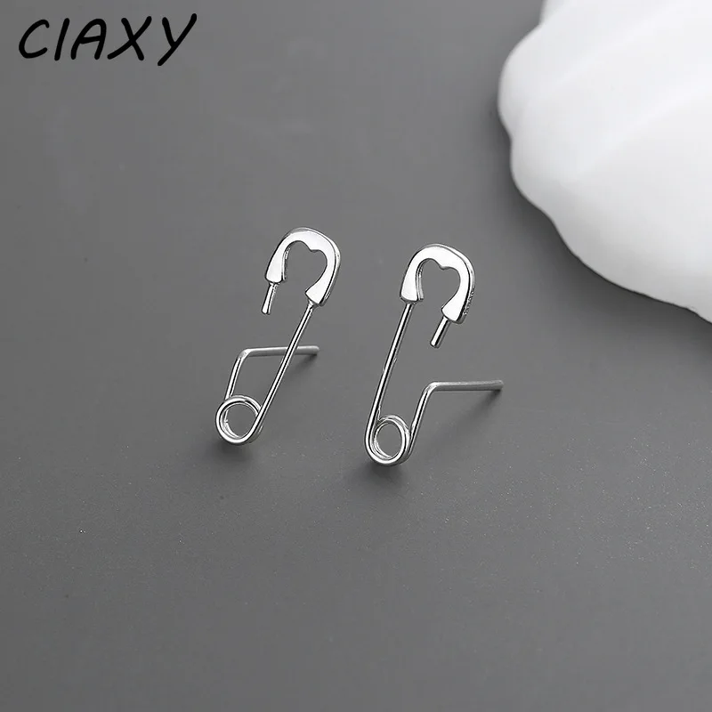 

Silver Stamp Color Irregular Pin Earrings for Men and Women Couples Personality Paper Clip Earring Gothic Jewelry Gifts