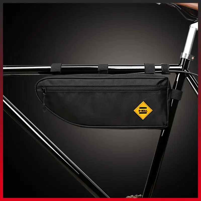 

Вместительная треугольная сумка хорошая текстура светоотражающий логотип прочный слайдер Водонепроницаемая вместительная треугольная велосипедная сумка