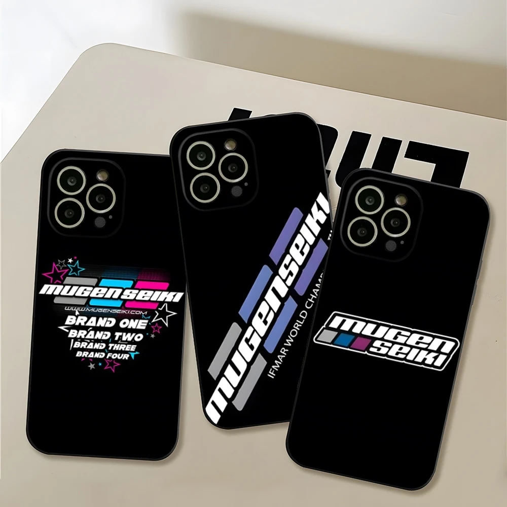 Фото Чехол для телефона Mugen Seiki Rc с логотипом для iPhone 16 Pro Max, 17 Pro Max, 14, 12, 15, 11, 13 Pro, Xr, X, Xs, Se, задняя крышка №1