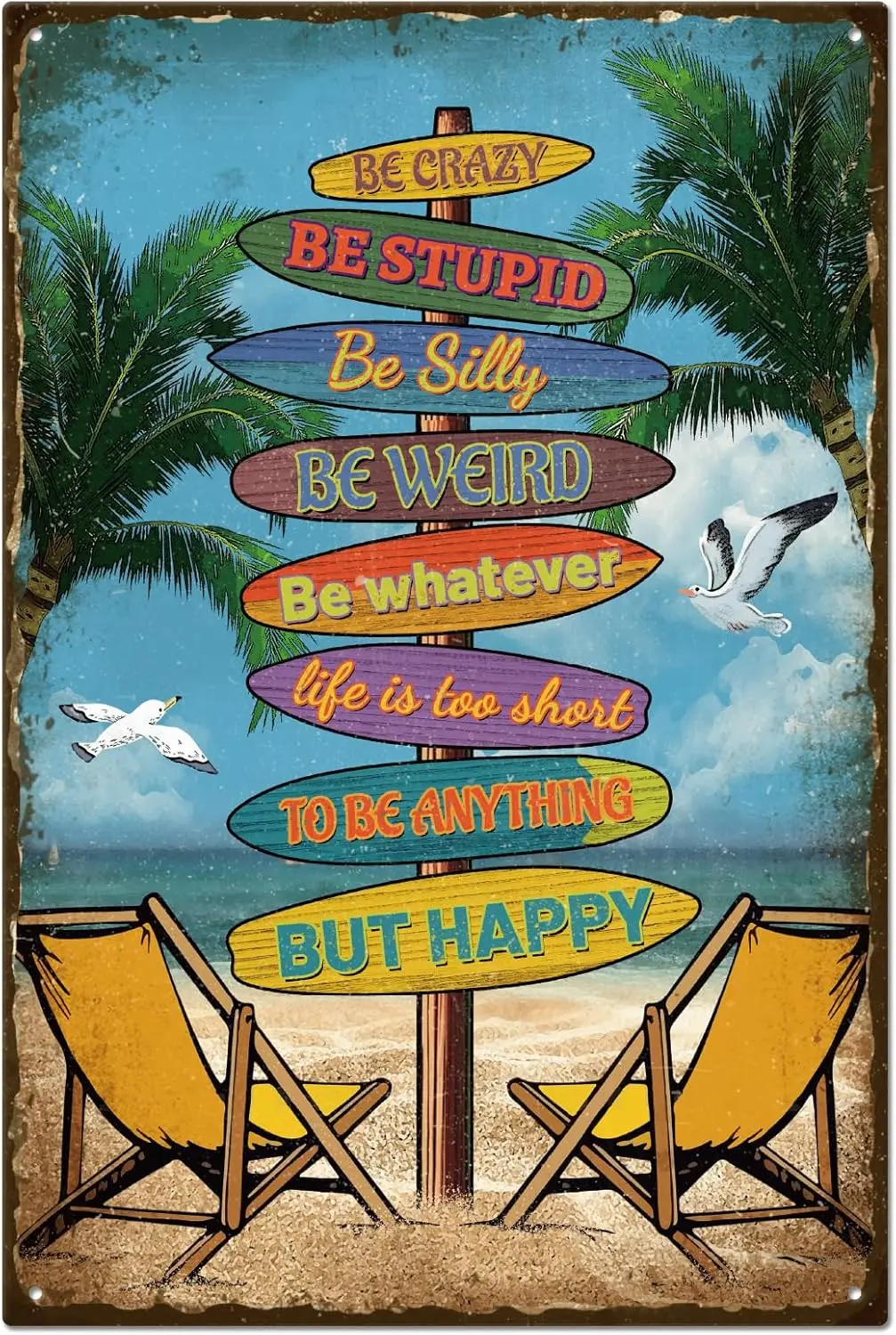 

M1, винтажная летняя пляжная металлическая жестяная вывеска в стиле ретро, пляжный металлический настенный декор, декоративная жестяная вывеска, забавная художественная табличка, постер