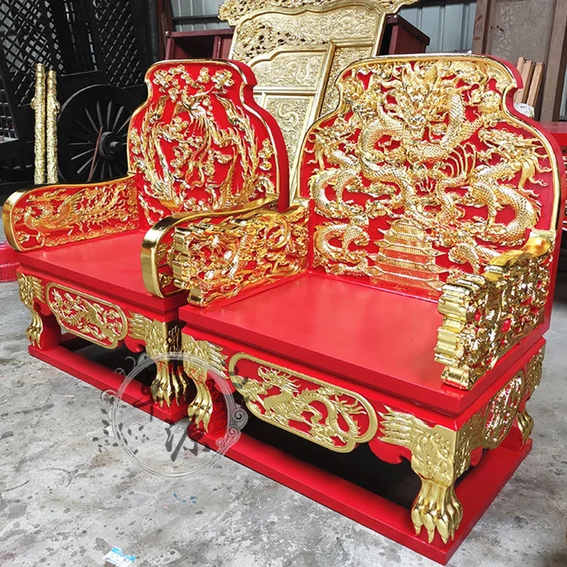 Стул Jiulong Древняя площадь императорский дворец большой мастер стул китайский