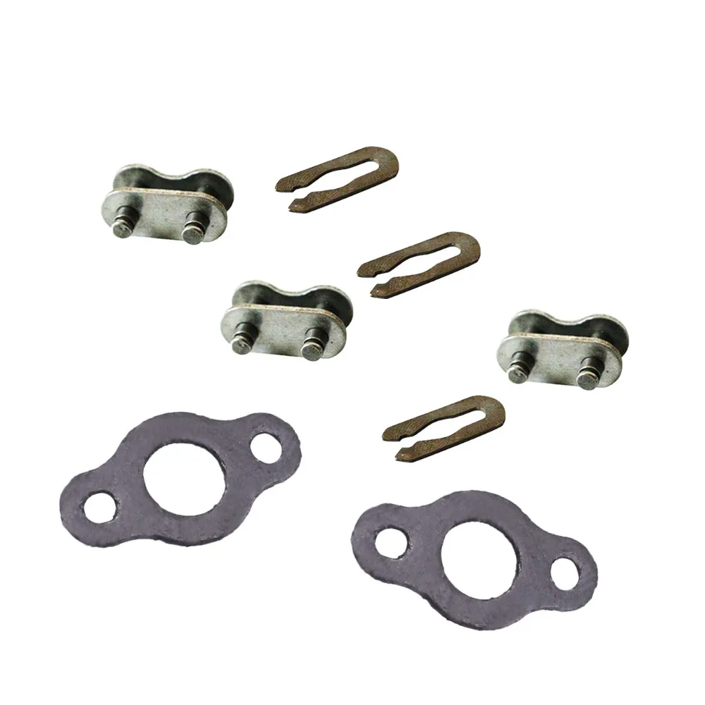 

2xGasket3xChain Master Link для двухтактного моторизованного велосипеда 49cc 66cc 80cc
