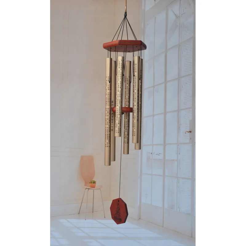 Qiye Tan City Heart Sutra Wind Chimes Petition Безопасный фэн-шуй Гуаньинь Буддийская сутра Буддийский зал и дужки храма (art.: 3920ca7a67db2) - 3920ca7a67db2