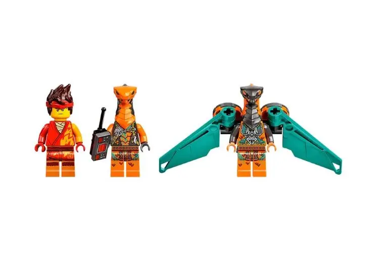 71762 игрушки lego ninjago kai's fire dragon evo подарок на день рождения для детей 204 шт. фанатов