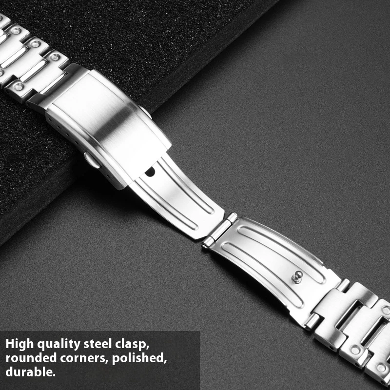Фото DW-H5600 Набор из нержавеющей стали для Casio G-SHOCK DW-H5600 Модифицированный мужской корпус из нержавеющей стали с металлическим ремешком, серебристый, золотой, черный №4