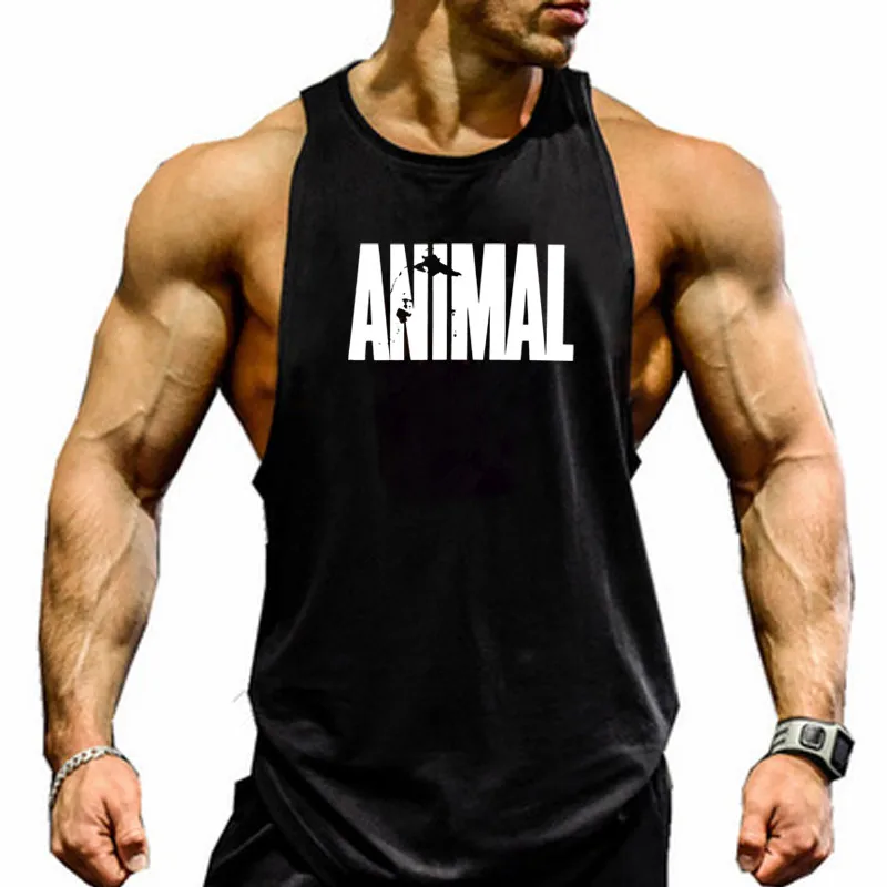 

Muscle Sleeveless Shirt Tank Top Bodybuilding Sport Fitness Workout Vest Top 2022 High Quality New Gym Men Tops Type Hooded