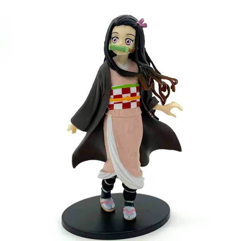 

Demon Slayer Anime Kimetsu No Yaiba Figure Kamado Tanjirou Action Figurine Agatsuma Nezuko Warrior PVC Model Toys