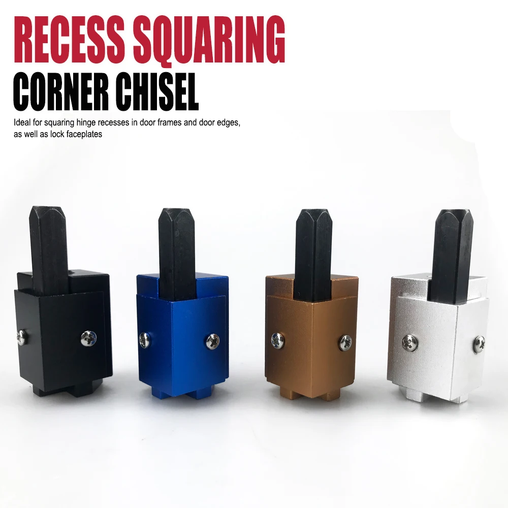 

100 Pcs Cutting Corner Chisel Wood Door Hinge Mounting for Squaring Hinge Recesses Wood Carving DIY Woodworking Tool