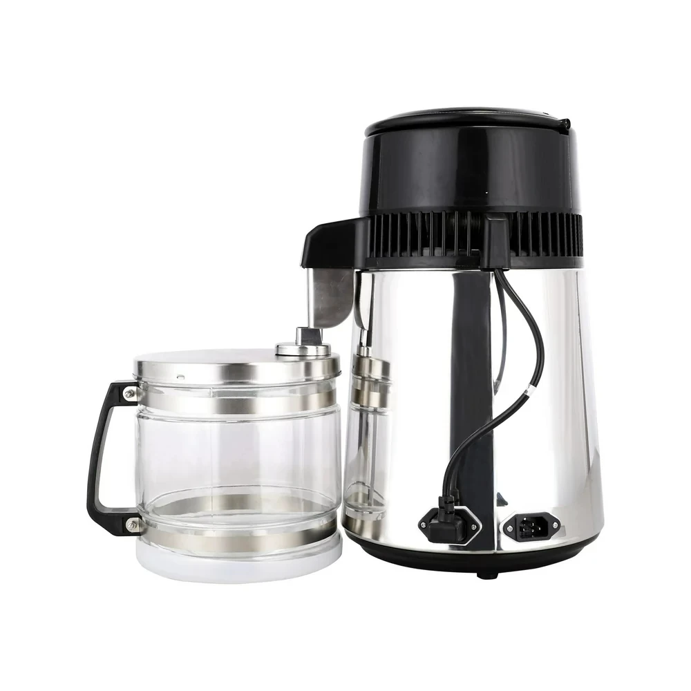 

Steel Water Distiller Purifier 1 Gallon/ 4 Liter Countertop Polyflouoroalkyl Water purifier for drinking Hydrogen water generat