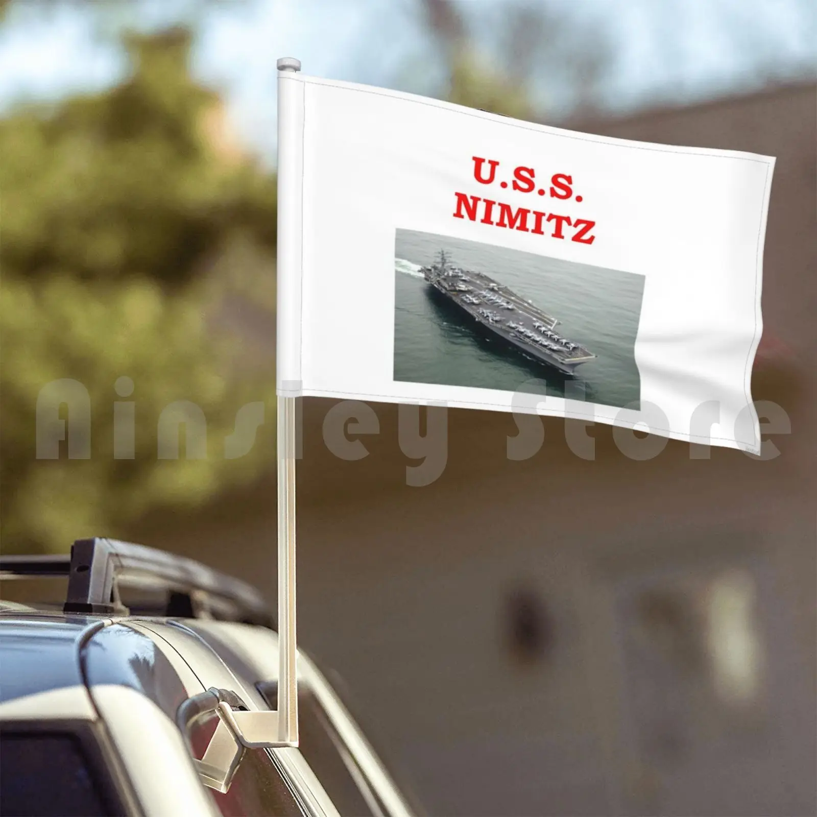 США. Декоративный Автомобильный флаг Nimitz для улицы джимбуфа США ВМС военный